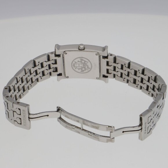 HERMES HH1.210 H watch Orange SS QZ - Picture 4 of 9